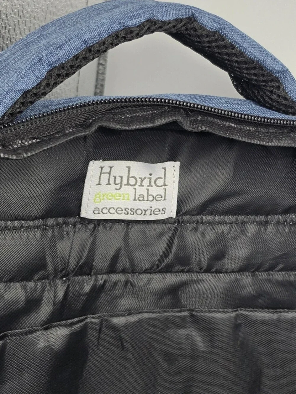 Hybrid Green Label Unisex Backpack With Cushioned Straps Color Blue